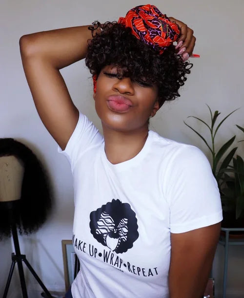 Wake Up Wrap Repeat Tee