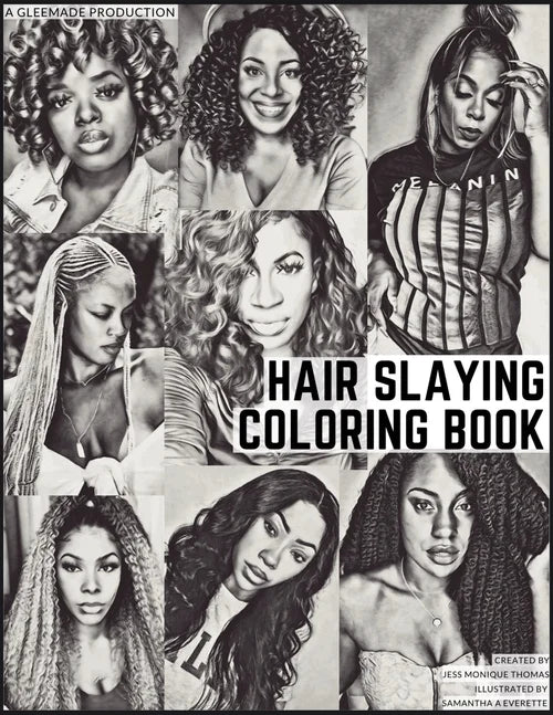 Hair Slaying Coloring Book - Physical Copy