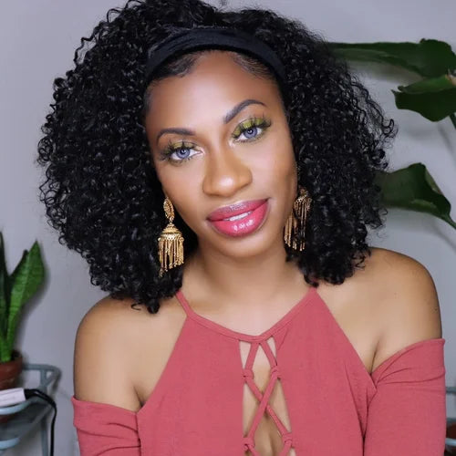 Cupcake - Perfect Shoulder Length Juicy Curls Headband Wig