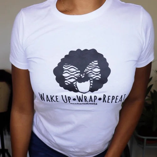 Wake Up Wrap Repeat Tee