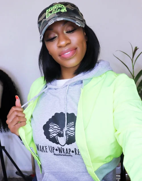 "Wake Up Wrap Repeat" Hoodie